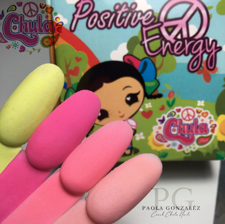COLECCION ACRILICOS POSITIVE ENERGY CHULA